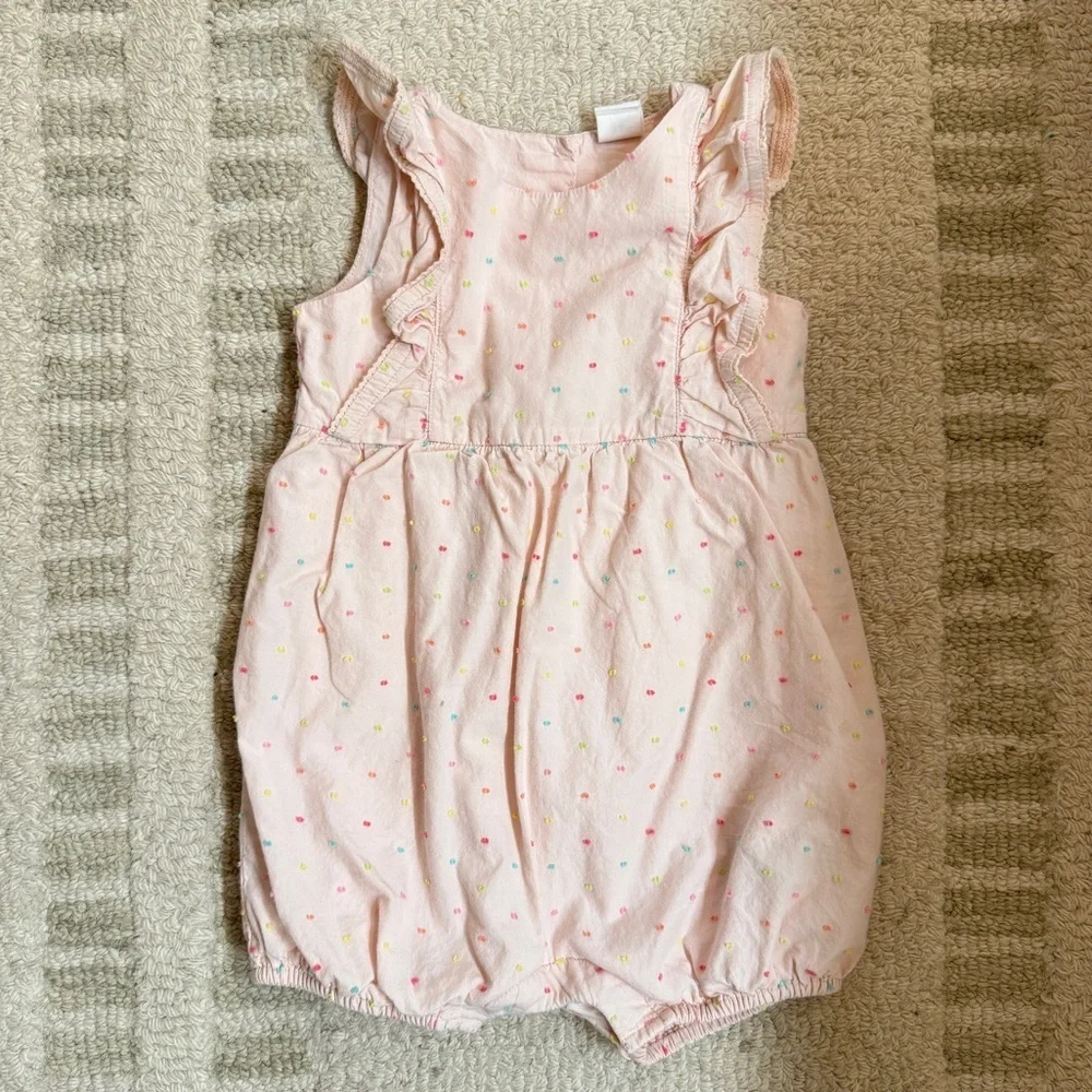 Baby Gap Ruffle Shorty One Piece Romper